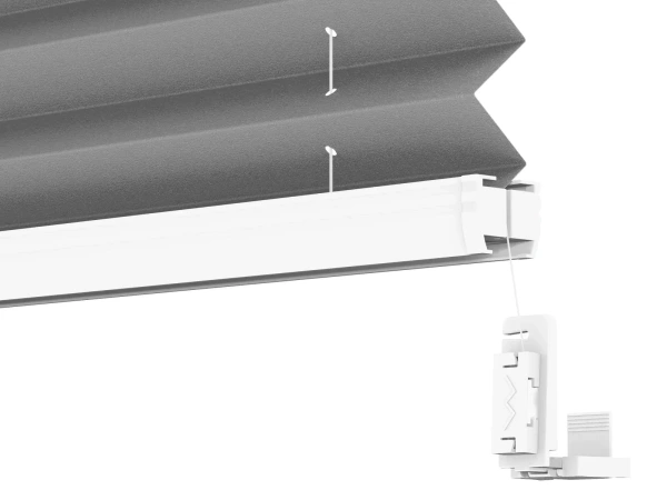 Plisé rolety LUX - látka Asphalt 11066 - PEARL 4