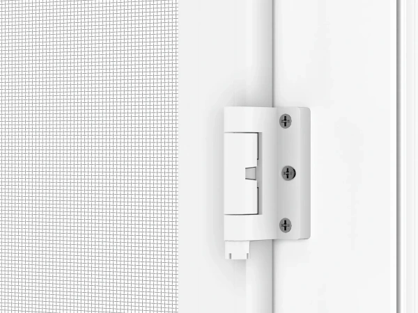 Siete proti hmyzu na DVERE - pántové - BIELA - RAL 9016 - bez priečky 10