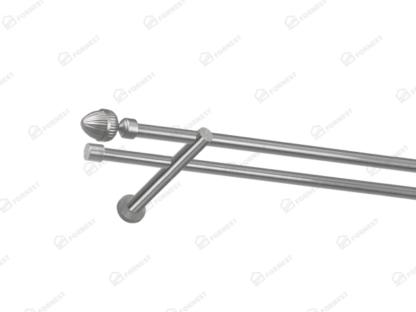 Garniža 16x16mm - 2rady - ODEON - satin 1