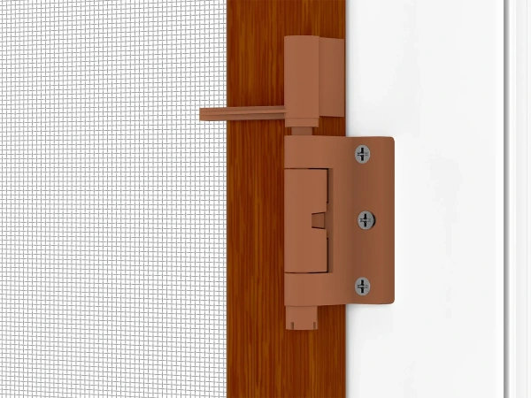 Siete proti hmyzu na DVERE - pántové - ČEREŠŇA - drevoimitácia - s priečkou 9