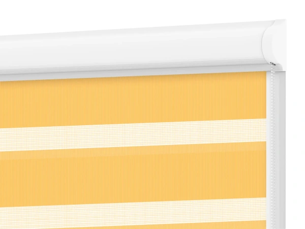 Roleta SWING LITE - deň a noc - látka Bahama 1803 - svetlo oranžová