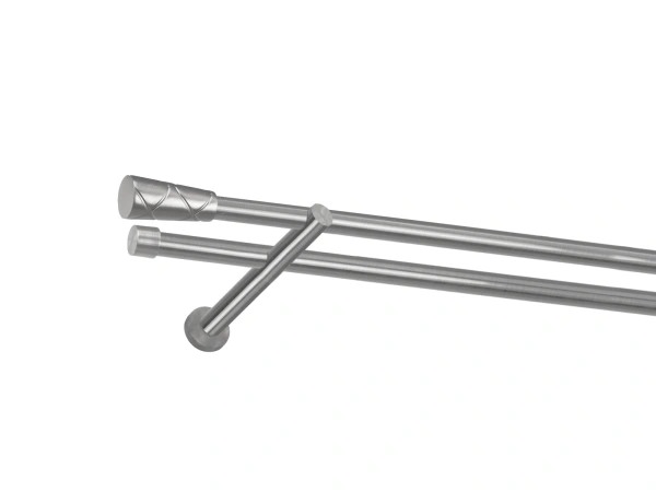 Garniža 19x19mm - 2rady - TRAPEZIUM - satin 1