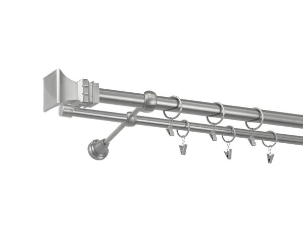 Garniža 25x16mm - 2rady - VEŽA - satin