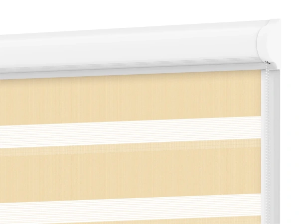 Roleta SWING LITE - deň a noc - látka Zakynthos 05 - croissant