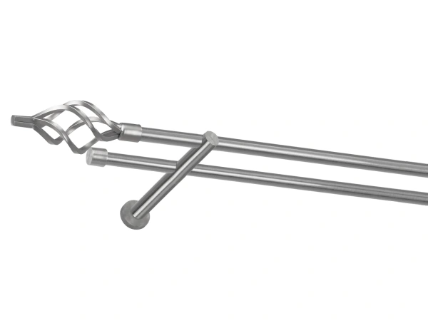 Garniža 16x16mm - 2rady - GUĽA AZUR - satin 1