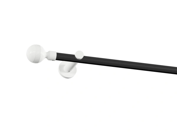 Garniža 19mm drážková tyč - 1rad - GABI - čierno biela 1