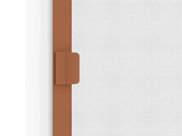 Siete proti hmyzu na DVERE - posuvné - HNEDÁ - RAL 8003 - bez priečky 5