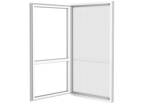 Siete proti hmyzu na DVERE - pántové SLIM - biela RAL9016 4