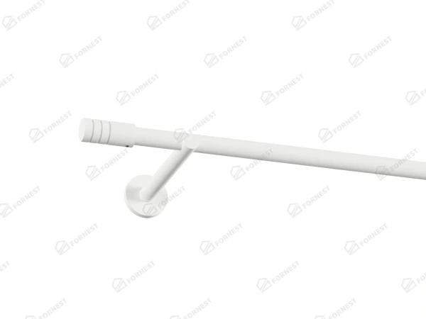 Garniža 19mm obyčajná tyč - 1rad - TECHNO - biela 1