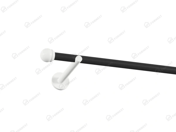 Garniža 19mm obyčajná tyč - 1rad - TODI MAX - čierno biela 1