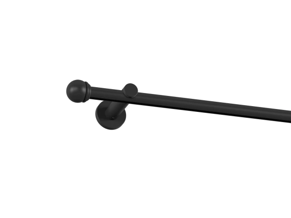 Garniža 19mm drážková tyč - 1rad - TODI MAX - čierna 1