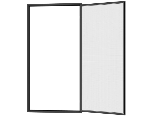 Siete proti hmyzu na DVERE - pántové v ráme SMART - ANTRACIT - RAL 7016 - bez priečky