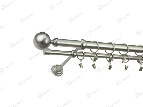 Garniža 25x16mm - 2rady - KALISTO - satin