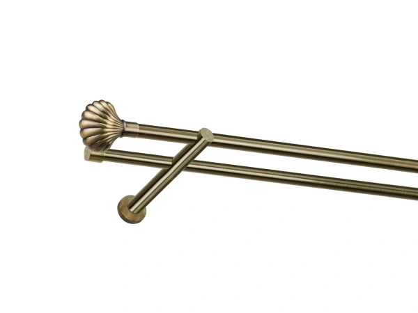 Garniža 16x16mm - 2rady - MUŠĽA - antik 1