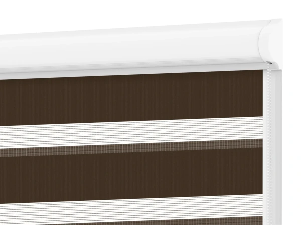 Roleta SWING LITE - deň a noc - látka Zakynthos 07 - cappuccino