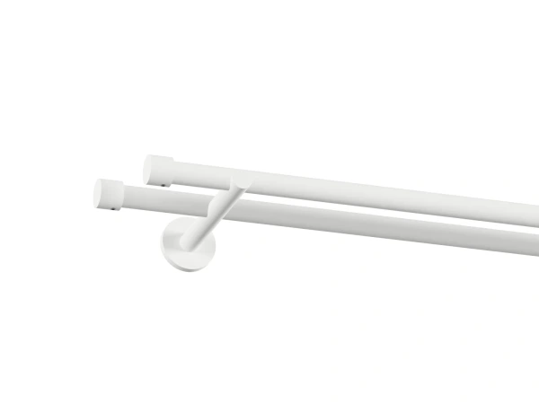 Garniža 19x19mm obyčajná tyč - 2rady - PULLO - biela 1