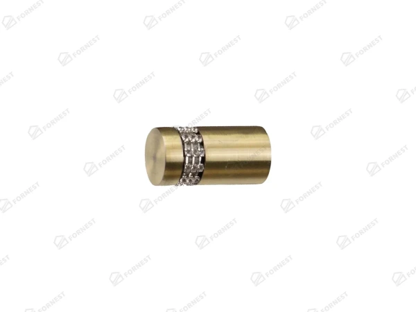 Garniža 19mm - 1rad - CYLINDER CRYSTAL - antik 2