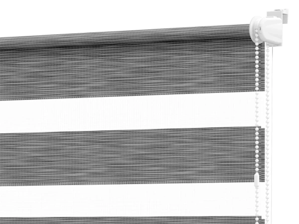 Roleta MINI+ deň a noc - látka Maurícius 70 - antracit