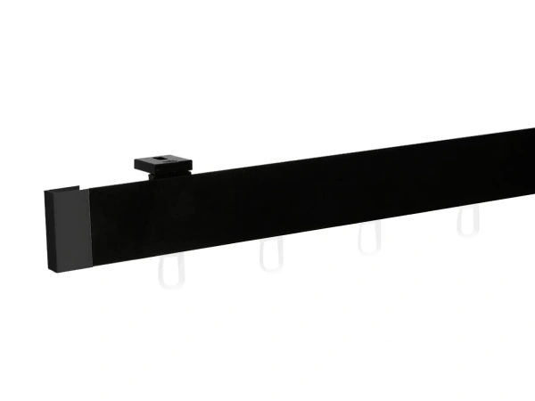 Garniža MODERN 1-drážková do stropu - odtieň ČIERNA