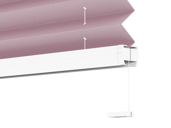 Plisé rolety LUX - látka Fuchsia 11077 - PEARL 6