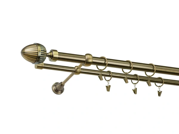 Garniža 25x16mm - 2rady - ODEON - antik