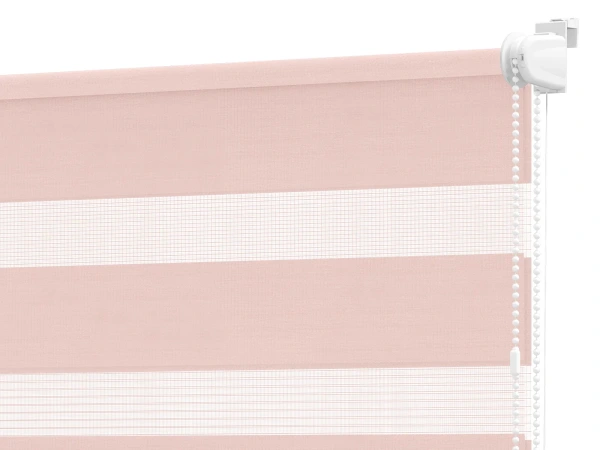 Roleta MINI+ deň a noc - látka Bahama 1811 - staroružová