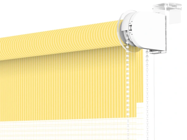 Roleta MINI - deň a noc - látka Bahama 1801 - vanilková 3