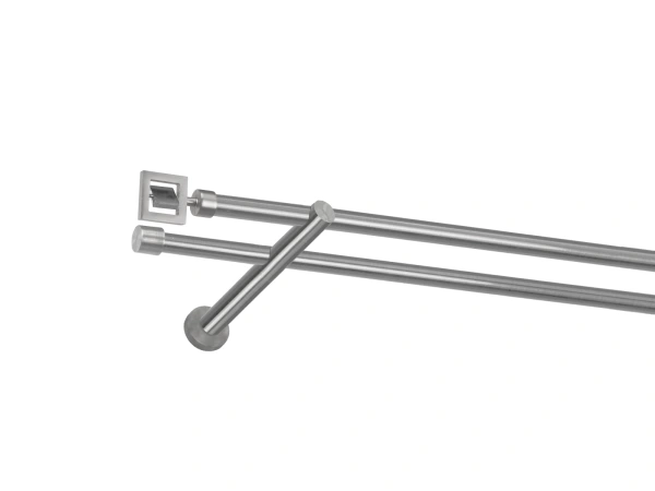 Garniža 16x16mm - 2rady - SATURN - satin 1