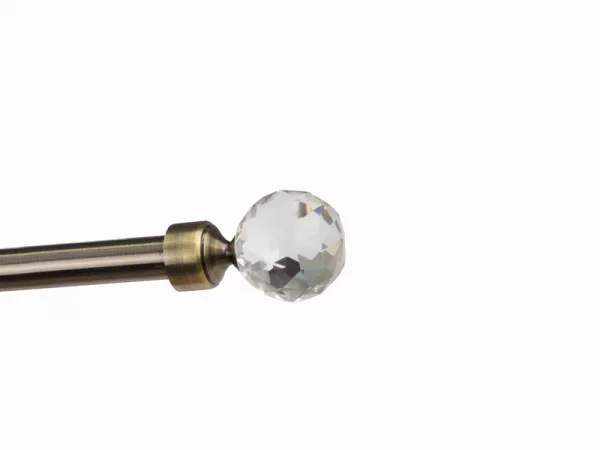 Garniža 25x16mm - 2rady - GUĽA CRYSTAL - antik 4