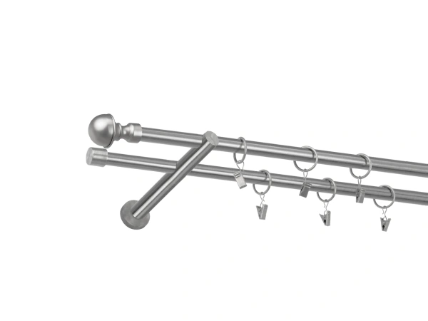 Garniža 16x16mm - 2rady - BOSTON - satin