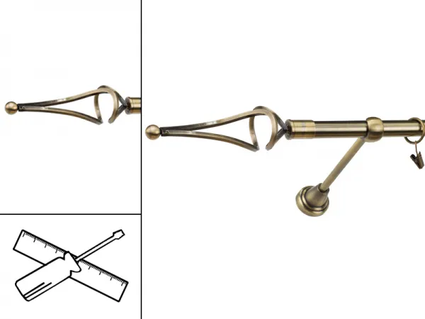 Garniža 19mm - 1rad - FALIST - antik