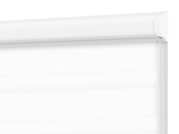 Roleta SWING LITE - deň a noc - látka Miami 1301 - biela