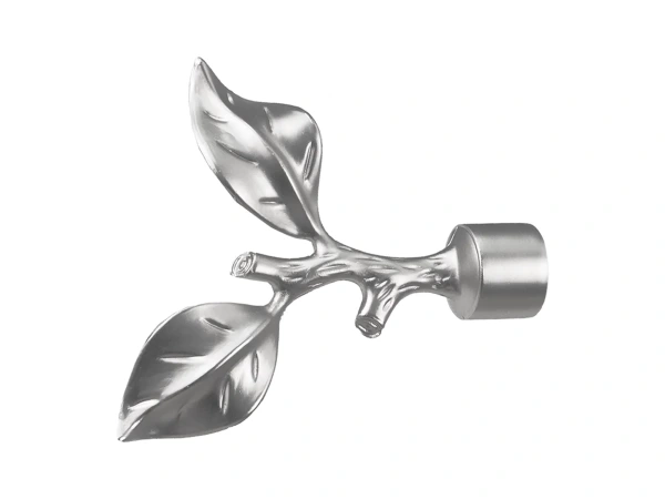 Garniža 19x19mm - 2rady - LIST ROSE - satin 2