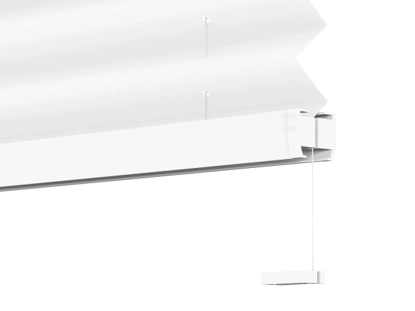 Plisé rolety LUX - látka Blossom White 11191- BLACKOUT (zatemňujúca) 6