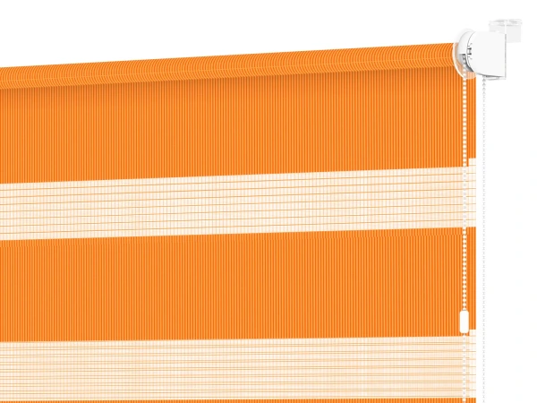 Roleta MINI - deň a noc - látka Bahama 1802 - oranžová