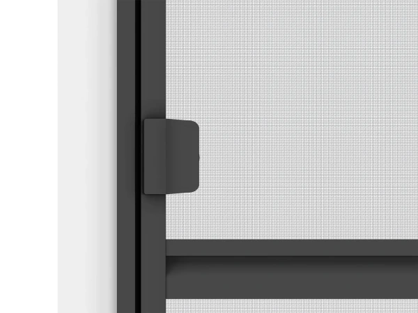 Siete proti hmyzu na DVERE - pántové v ráme SMART - ANTRACIT - RAL 7016 - s priečkou 5