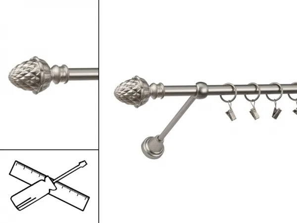 Garniža 16mm - 1rad - ŽALUĎ - satin