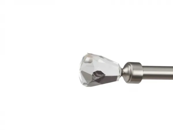 Garniža 19mm - 1rad - CRYSTAL CONE - satin