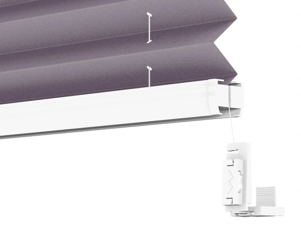 Plisé rolety LUX - látka Violet 11078 - PEARL 4