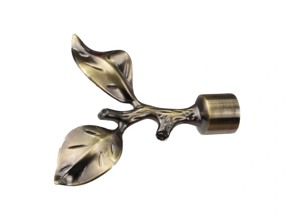 Garniža 16x16mm - 2rady - LIST ROSE - antik 2