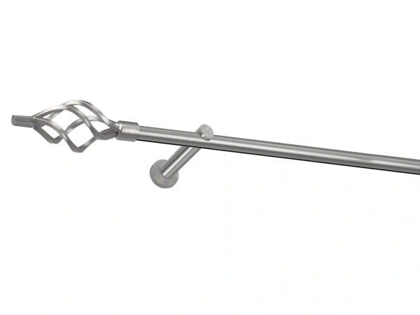 Garniža 19mm - drážková tyč - 1rad - GUĽA AZUR - satin 1