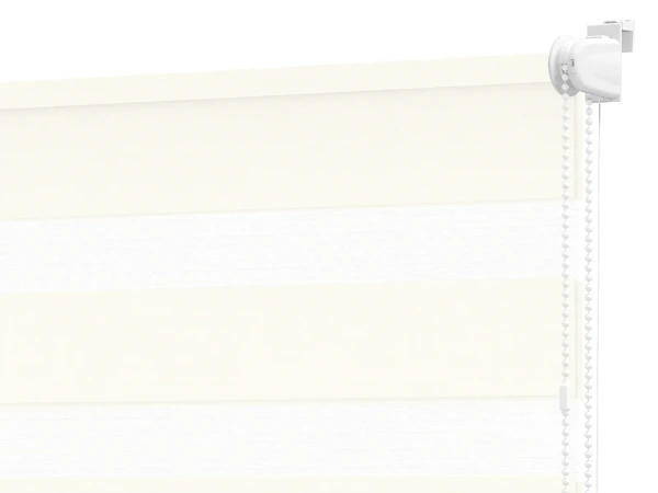 Roleta MINI+ deň a noc - látka Zakynthos 03 - slonová kosť