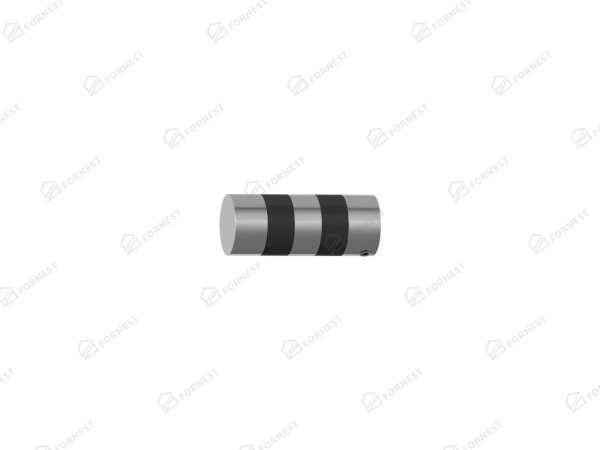 Garniža 19x19mm obyčajná tyč - 2rady - VALEC - čierna 2
