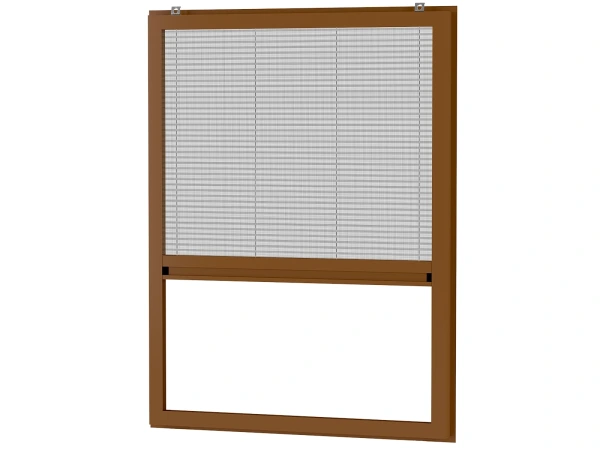 Siete proti hmyzu na OKNO - PLISÉ KLIK - HNEDÁ - RAL 8003