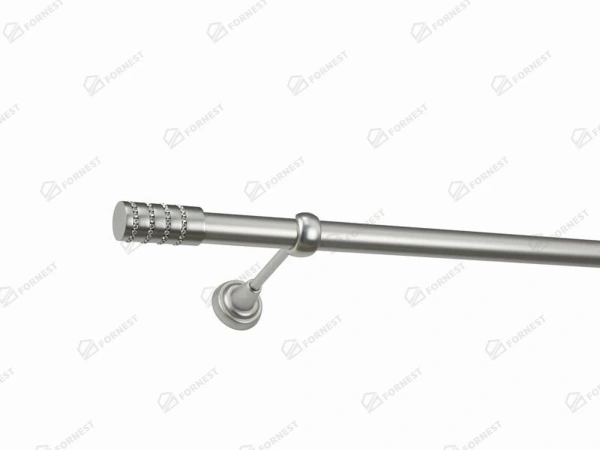 Garniža 25mm - 1rad - CYLINDER CRYSTAL - satin 1