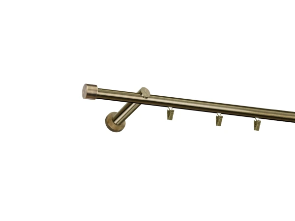 Garniža 19mm - drážková tyč - 1rad - PULLO - antik