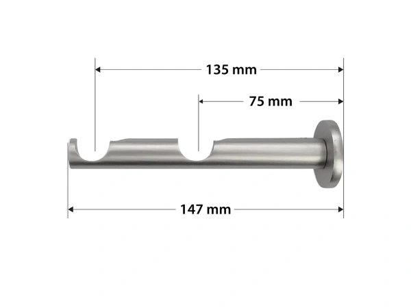 Garniža 19x19mm - 2rady - CAPRI - satin 3