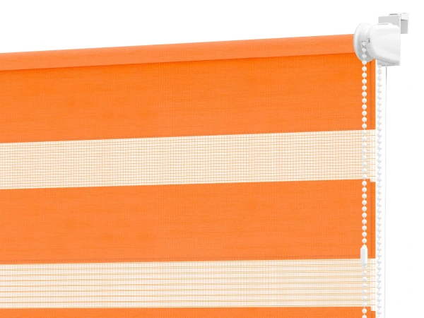 Roleta MINI+ deň a noc - látka Bahama 1802 - oranžová