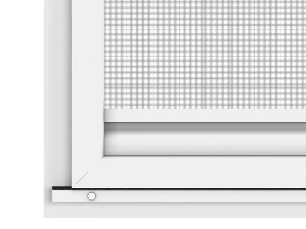 Siete proti hmyzu na DVERE - posuvné - BIELA - RAL 9016 - bez priečky 8