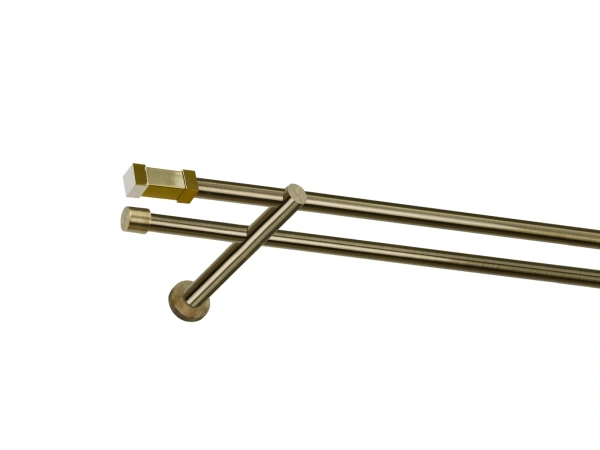 Garniža 16x16mm - 2rady - QUADRO - antik 1